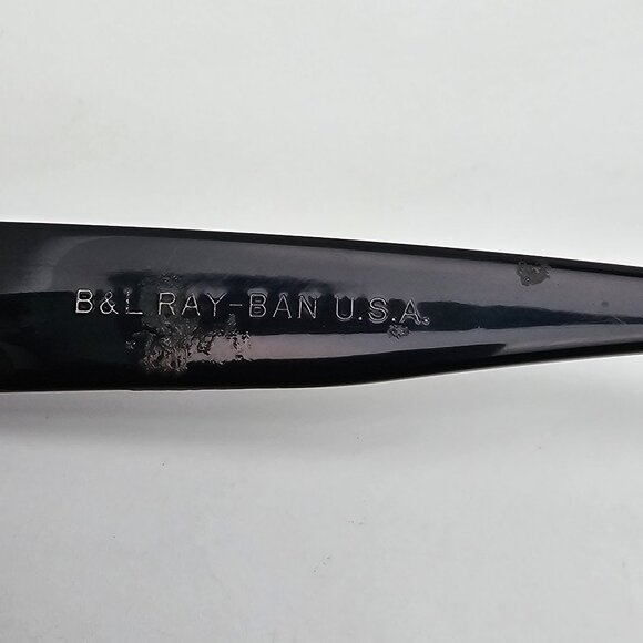 Ray-Ban B&L W1926 Black Frame G-15 Green Glass Lens Cat Eye Sunglasses 55-16-133 main image 7